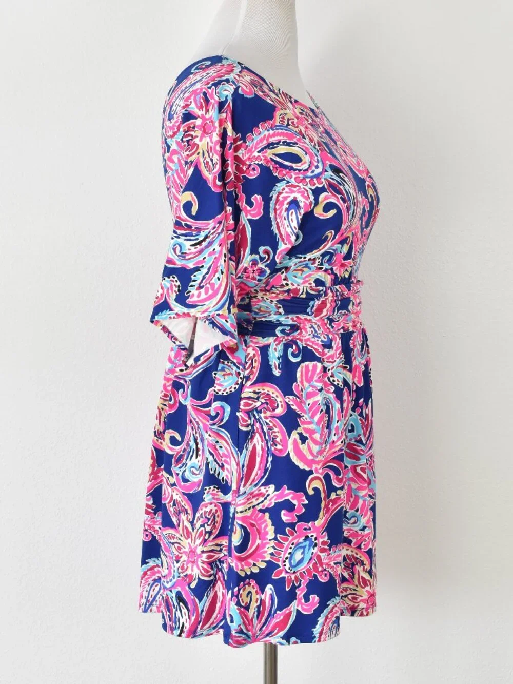 Lilly Pulitzer Parigi Boat Neck Romper Flitting About - M - Picture 8 of 10